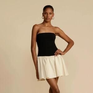 Arcina Ori Celine Dress Black and Cream